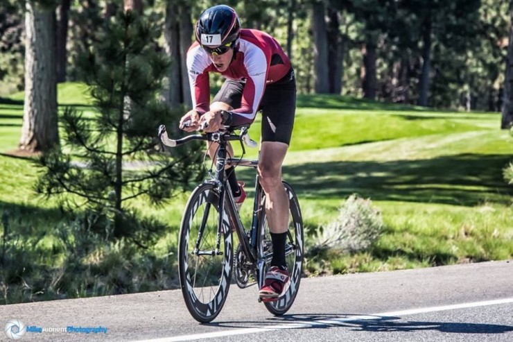 Matt Briggs on his way to third in the Pole Pedal Paddle on May 17 in Bend, Ore. (Photo: Mike Albright/Mike Albright Photography)