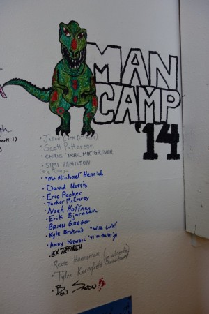 The full list of attendees at the joint U.S. Ski Team and APU 2014 'Man Camp' held in Alaska this July. (Photo: Noah Hoffman) 