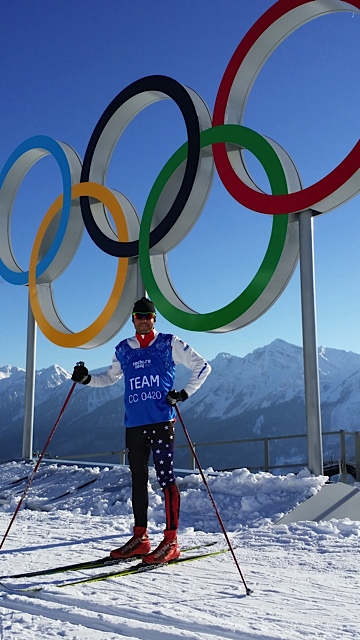 APU Head Coach Erik Flora at the 2014 Winter Olympics in Sochi, Russia. (Photo: Rob Whitney)