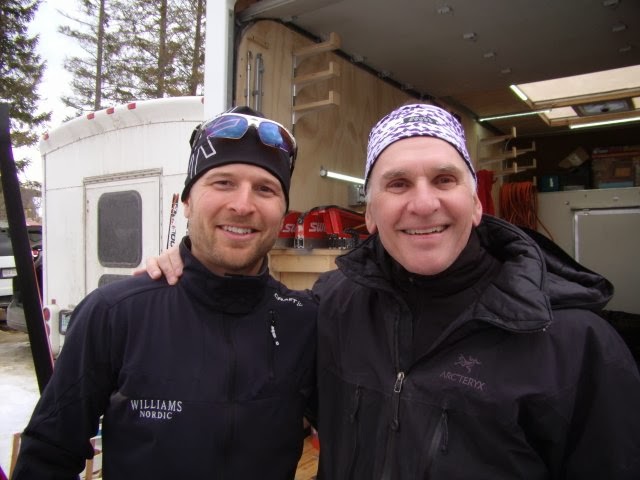 Jason Lemieux (left) and Bud Fisher coached the Williams College ski team together for the last two years. This season, Lemieux has taken over head coaching responsibilities. Photo: ephnordic.blogspot.com.
