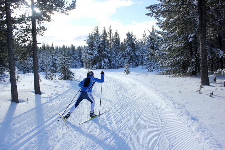 Early season skiing at the 2014 West Yellowstone Ski Festival as pictured on Nov. 24. (Photo: Lander Karath)