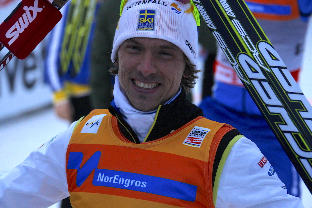 Sweden's Johan Olsson three years ago at the 2011 World Cup opener in Sjusjøen, Norway. (Photo: Inge Scheve)