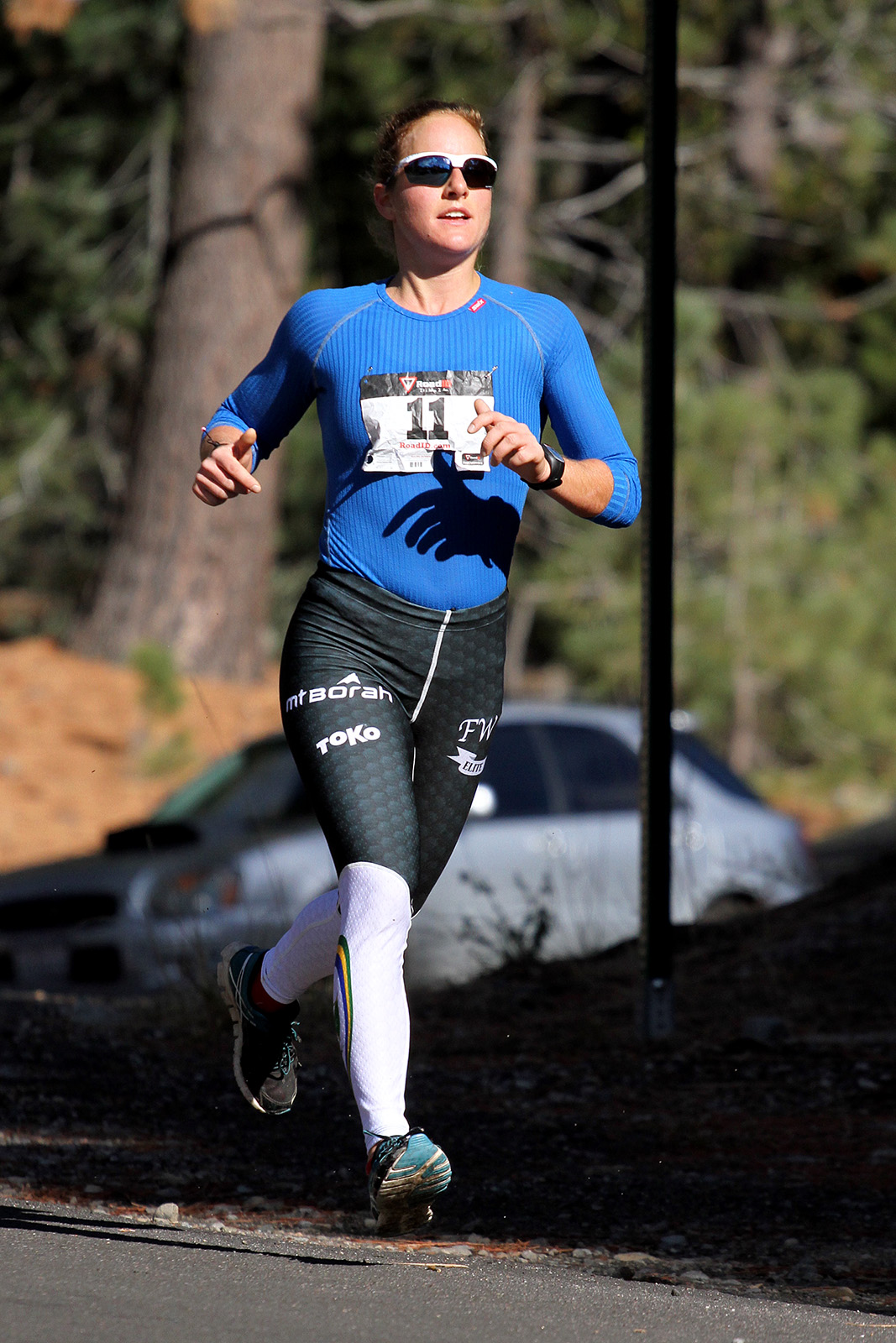 Anja Gruber in the 2014 Donner Turkey Trot. (Photo: Mark Nadell/MacBeth Graphics)