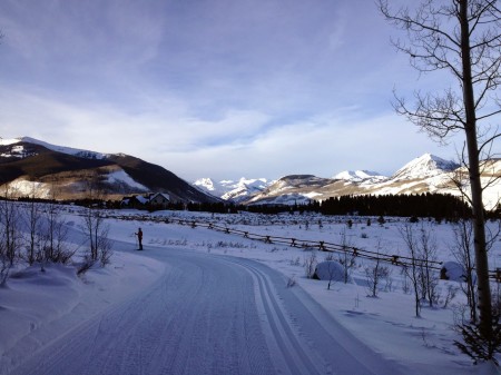 Ruthie’s Run: Crested Butte Nordic’s FIS-homologated 5k course right on the edge of town (Photo: Clay Moseley)