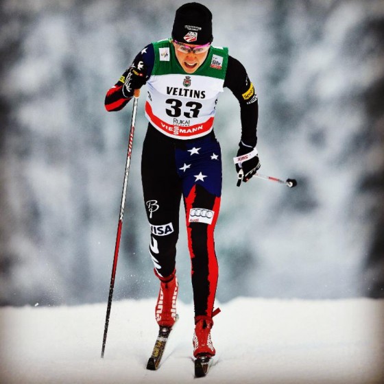 Ida Sargent on her way to an excellent 5th place in Kuusamo (Photo: Toko)