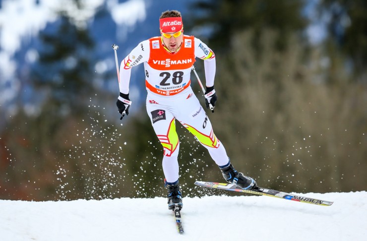 Canada's Ivan Babikov placed 57th in the 4 k freestyle prologue to start the 2015 Tour de Ski on Jan. 3 in Oberstdorf, Germany. (Photo: Marcel Hilger)
