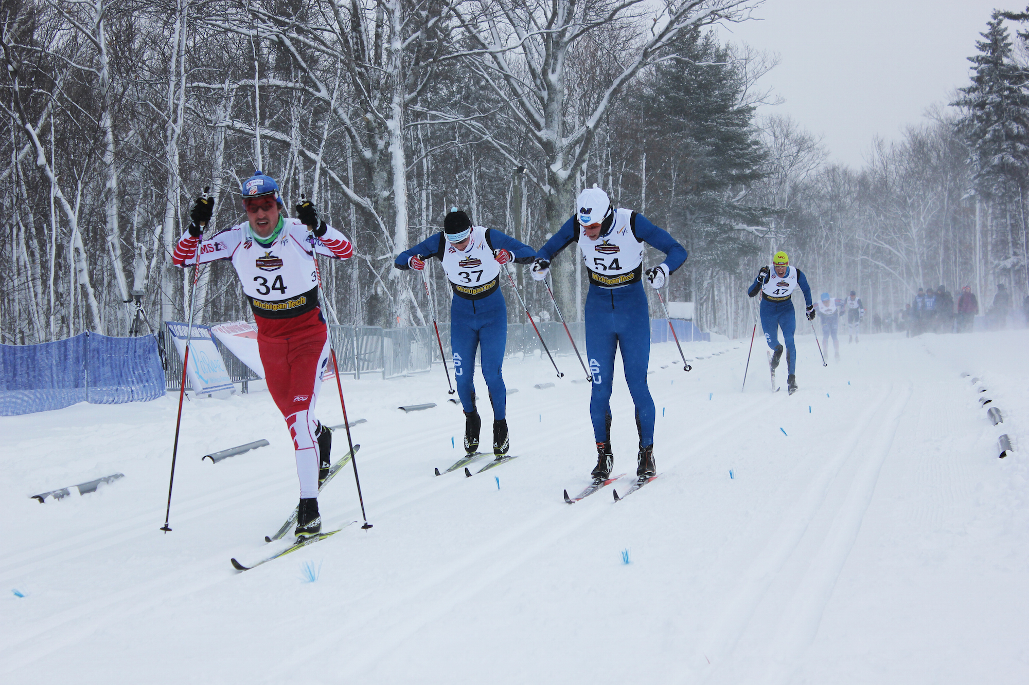 Men's 1.5 k classic sprint at the 2015 U.S. Cross Country Championships in Houghton, Mich.