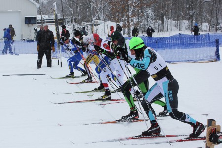 Men's 1.5 k classic sprint at the 2015 U.S. Cross Country Championships in Houghton, Mich.