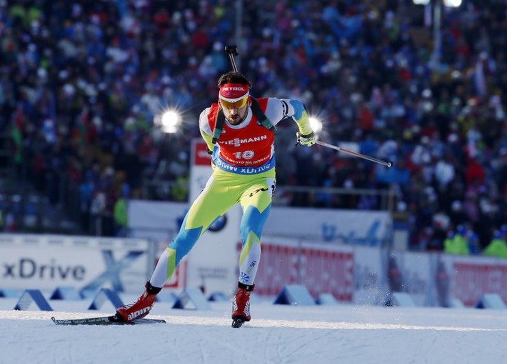 Slovenia's Jakov Fak shot 10-for-10 and skied faster than anyone else to win Saturday's 10 k sprint at the IBU World Cup in Nove Mesto, Czech Republic. (Photo: IBU/Květoslav Frgal)