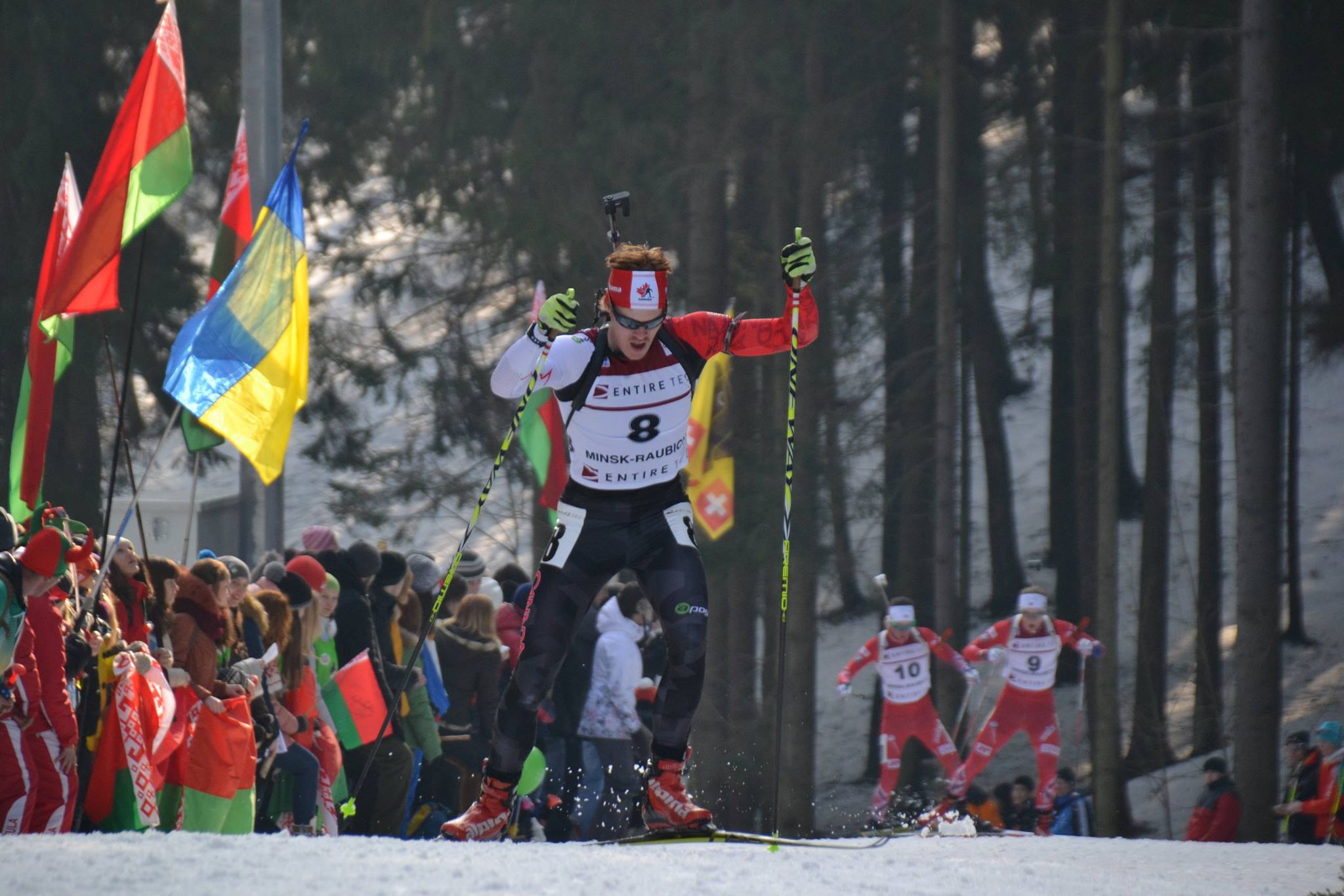 Aidan Millar competing in Minsk. (Photo: Jane Robertson)