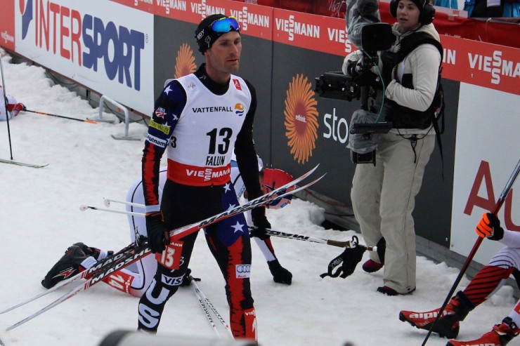 Bryan Fletcher (U.S. Nordic Combined) after finishing fifth in the large hill/10 k at 2015 World Championships in Falun, Sweden, for an individual season best and career best at World Championships.