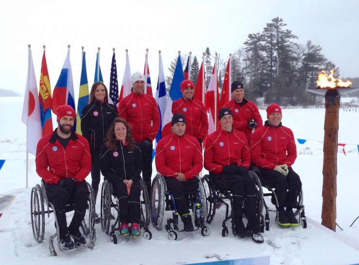 2015 U.S. Paralympics Nordic World Championships Team in Cable, Wis. (Photo: U.S. Paralympics Nordic)