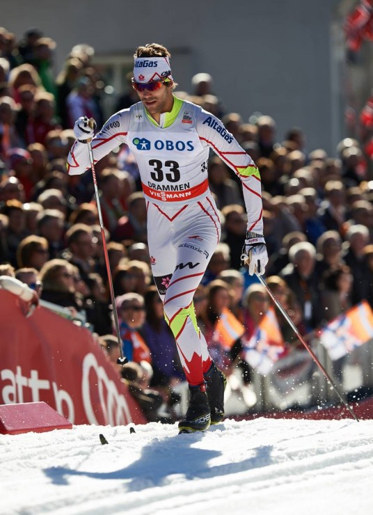 Canada's Lenny Valjas during of the World Cup classic-sprint qualifier in Drammen, Norway. Valjas qualified 19th and placed 14th overall. (Photo: Fischer/Nordic Focus)