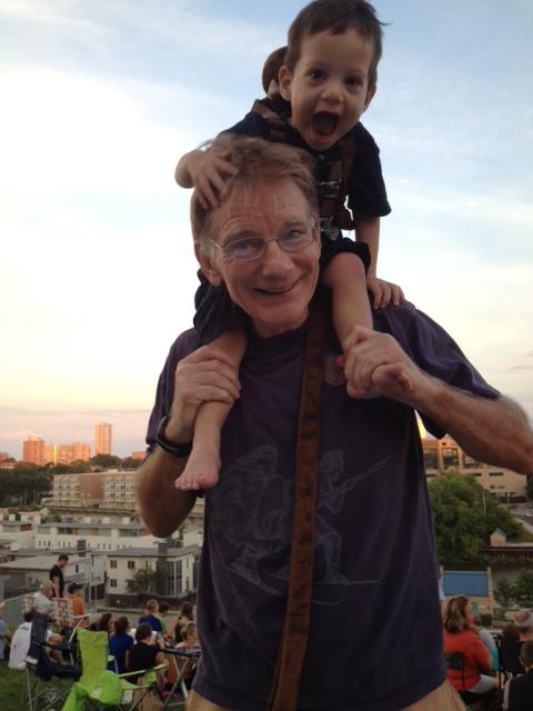 CXC masters skier and ABSF board member Charlie Dee with one of his grandsons. (Photo: Facebook)
