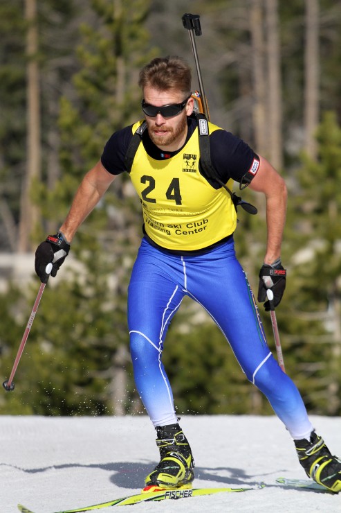 Auburn Ski Club's own Phil Violett was part of the winning mixed relay team at U.S. National Championships. (Photo: Mark Nadell/MacBeth Graphics)
