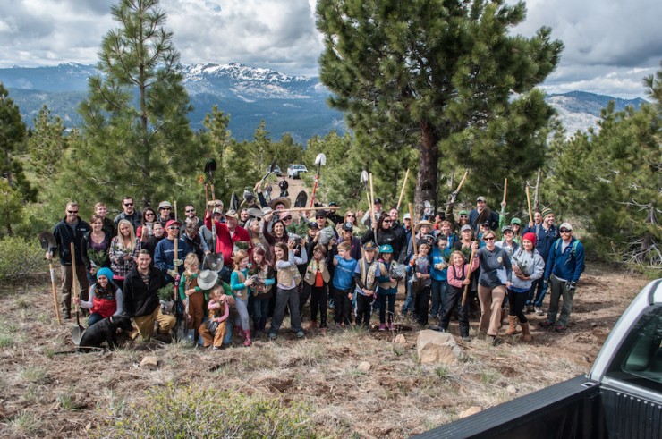 On May 20, Tahoe Donner partnered with the Sugar Pine Foundation and local volunteers to plant 240 western white pines and 120 red firs in a fire-damaged area of Tahoe Donner in Truckee, Calif. (Courtesy photo)