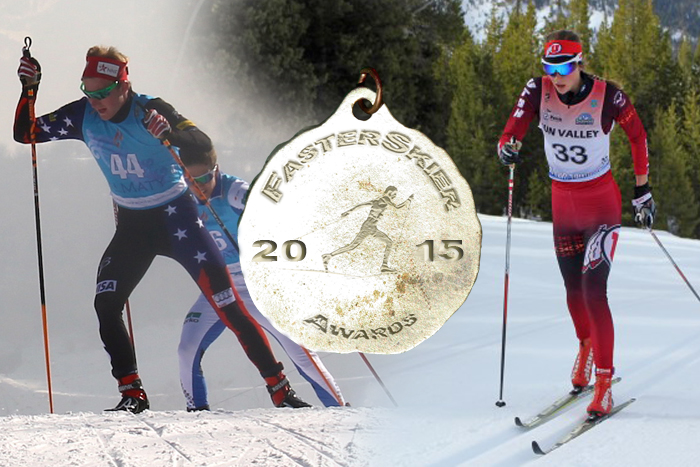 Kyle Bratrud and Veronika Mayerhofer are FasterSkier's collegiate skiers of the year. 
