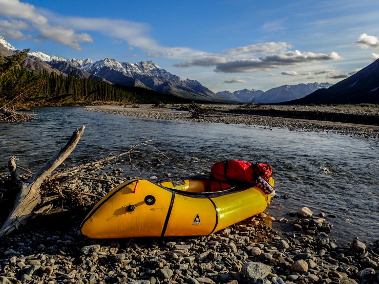 Packrafting the Wood River.