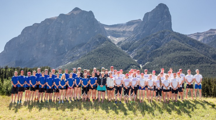 The entire Alignment camp group shot in Canmore, Alberta  (Photo: CCC/Noel Rogers)