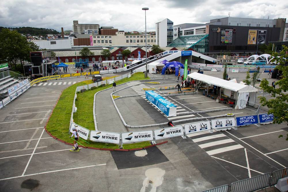 A part of the race course in Sandnes. (Photo: Jørgen Grav)