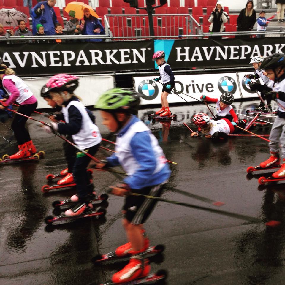 Some kids racing at the 2015 Blink Festival. (Photo: Jørgen Grav)