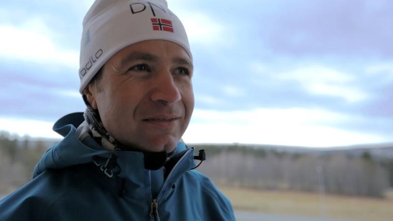 Ole Einar Bjørndalen in 2013 in Östersund, Sweden. (Photo: IBU/Biathlonworld TV)