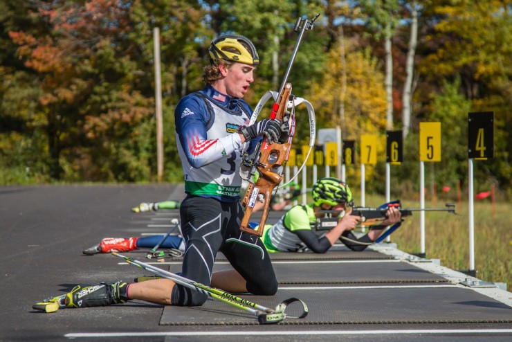 The 2015 USBA men's trials winner Sean Doherty (A-team) placed second in both sprints last weekend in Jericho, Vt. (Photo: Erika Bailey)