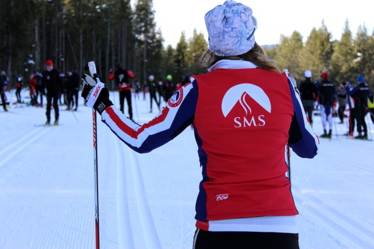 An SMST2 Junior athlete looks on before a speed session on Thursday at the Yellowstone Ski Festival. The U.S. SuperTour season starts Friday with the freestyle sprint in West Yellowstone.