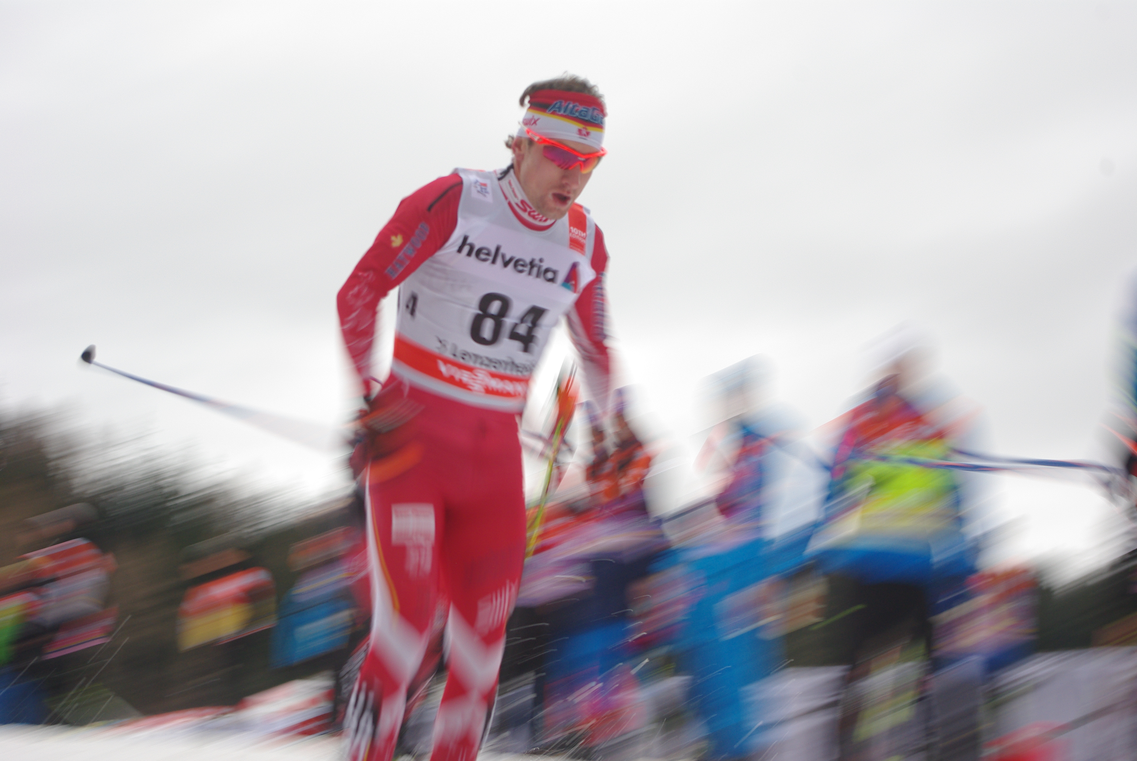 Ivan Babikov of Canada on the move to 33rd place.