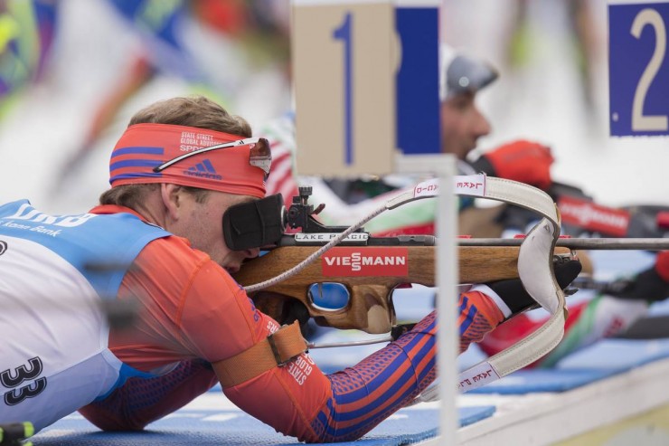 Lowell Bailey (US Biathlon) led two U.S. men in Saturday's pursuit at the IBU World Cup in Ruhpolding, Germany, finishing 22nd after starting 33rd. (Photo: USBA/NordicFocus)
