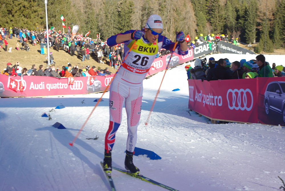 Andrew Young of Great Britain qualified second in the first stage of the 2016 Tour de Ski on Friday in Lenzerheide, Switzerland. He went on to place 30th overall after colliding with an inflatable archway in his quarterfinal.