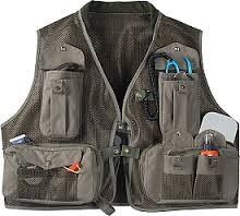 A fishing vest, no proof that it's on steroids 