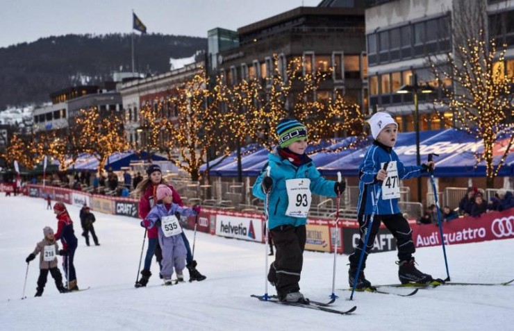 More from the childrens race/festival in Drammen, Norway at the World Cup