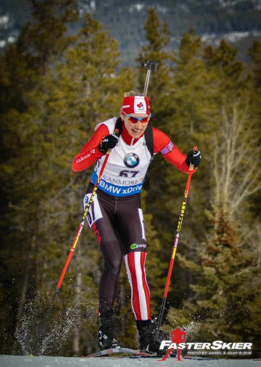 Women's 7.5 k sprint at the IBU World Cup in Canmore, Alberta. (Photo: Daniel S. Guay)