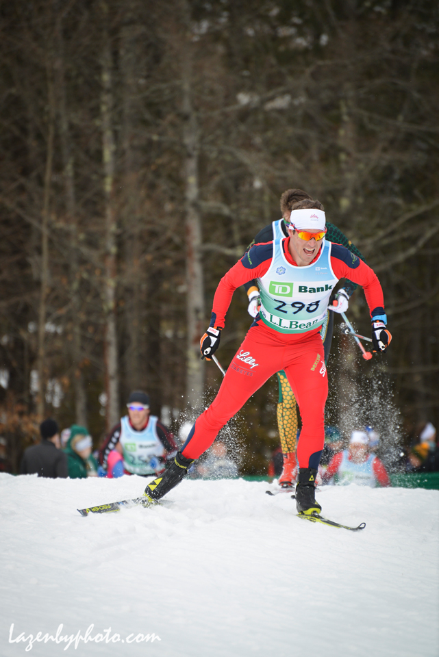 Kris Freeman (Team Freebird) out on course during the men's SuperTour 10 k classic individual start on Sunday in Craftsbuty, Vermont. (Photo: John Lazenby/Lazenbyphoto.com)
