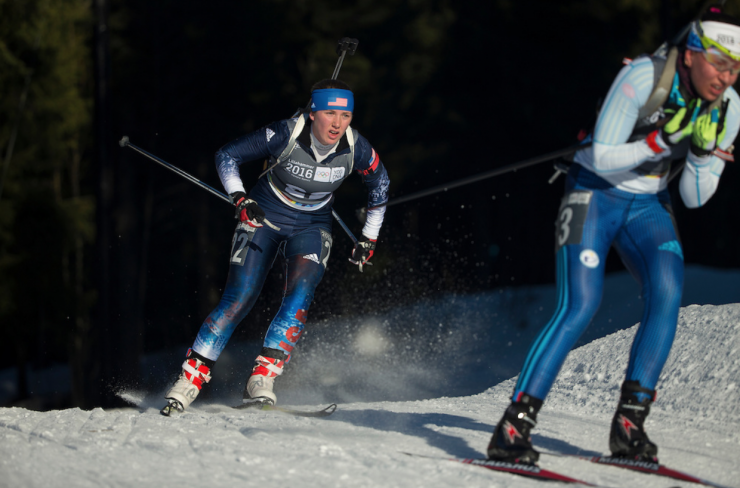 Levins chasing in the pursuit. (Photo: Al Tielemans for YIS/IOC)