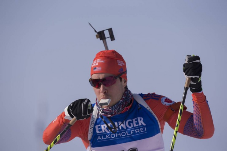 Leif Nordgren (US Biathlon)  during in the IBU World Cup men's sprint in Presque Isle, Maine. (Photo: USBA/NordicFocus)