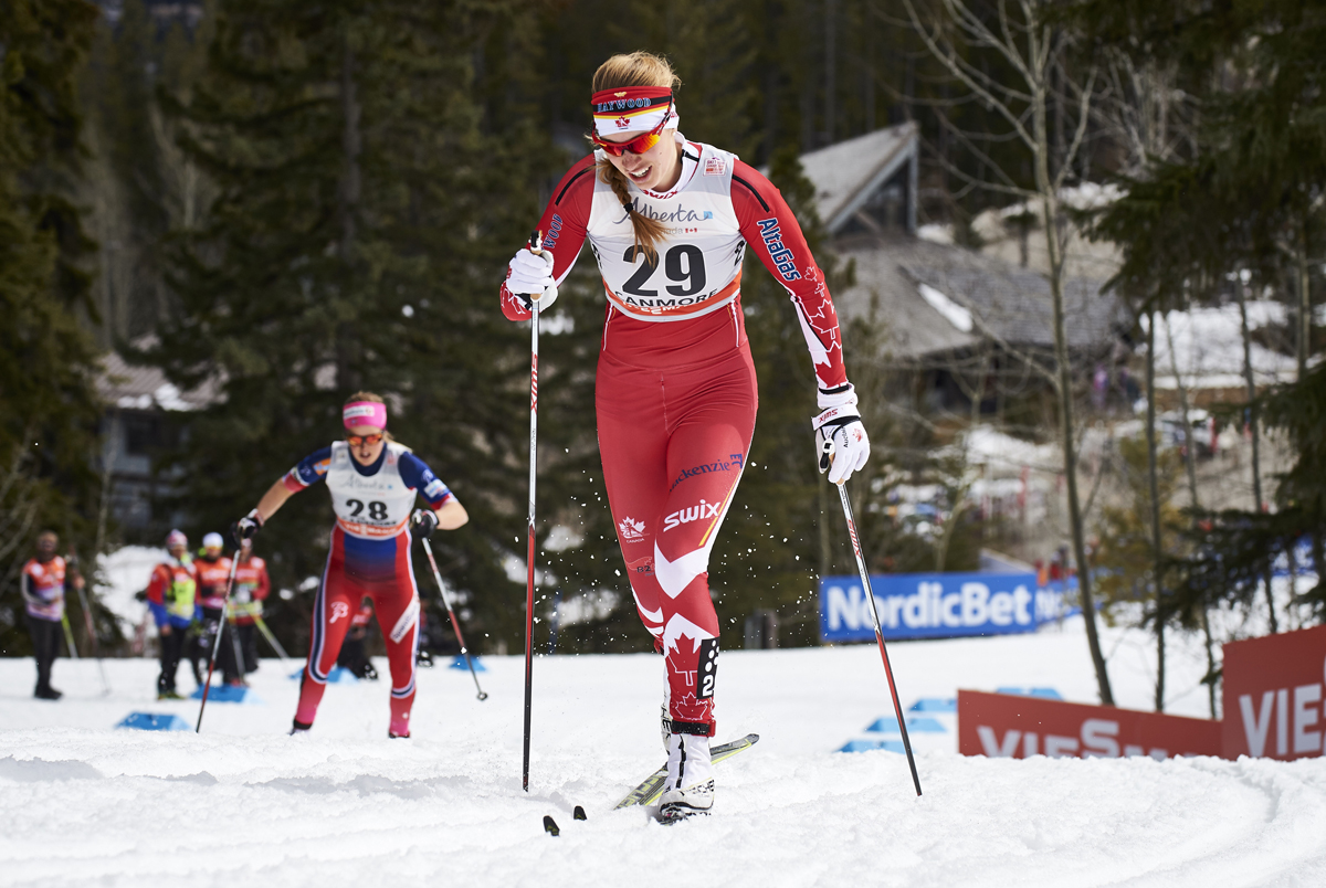 08.03.2016, Canmore, Canada (CAN): Dahria Beatty (CAN) - FIS world cup cross-country, individual sprint, Canmore (CAN). www.nordicfocus.com. © Felgenhauer/NordicFocus. Every downloaded picture is fee-liable.