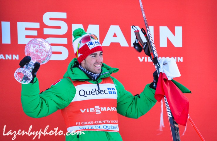 Italy's Federico Pellegrino became the first non-Scandinavian male to win a Sprint World Cup Crystal Globe on Friday, placing 21st in the freestyle sprint in Quebec City. (He needed to finish in the top 22 to lock up the title.) (Photo: John Lazenby/Lazenbyphoto.com)