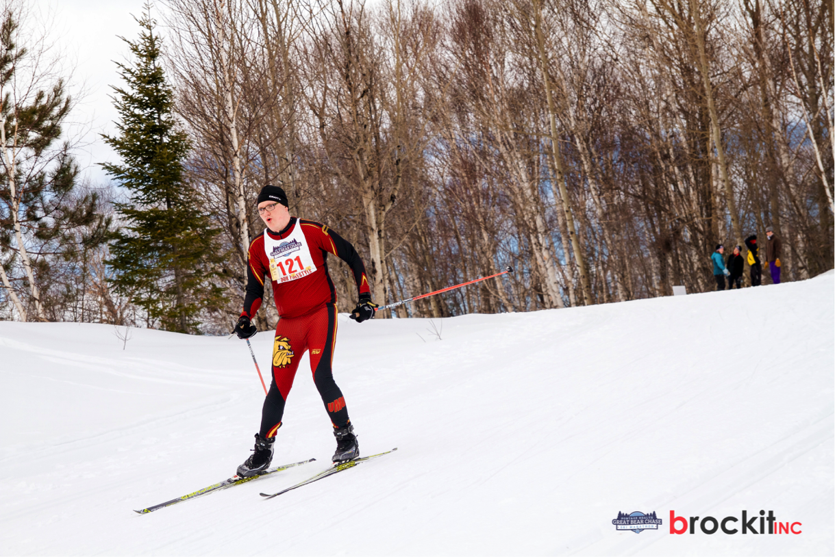 Here I am about the finish the 2016 Great Bear Chase with my PR!