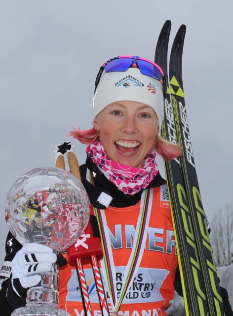 A U.S. Ski Team veteran, Kikkan Randall, 33, has won three Sprint World Cup Crystal Globes. (Courtesy photo)