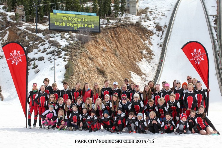 The Park City Nordic Ski Club 2014/2015 team