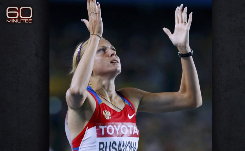 Yuliya Stepanov, a former Russian track and field athlete who admitted to using several steroids and then became a whistleblower bringing the Russian doping scandal to light. She was cleared by the IAAF to compete in the 2016 Olympics as a "neutral" athlete after having fled Russia. (Photo: CBS News)