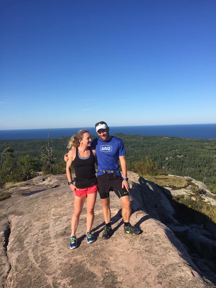 Caitlin and Brian Gregg at a training camp in Michigan's Upper Peninsula. (Photo: Team Gregg/Facebook)