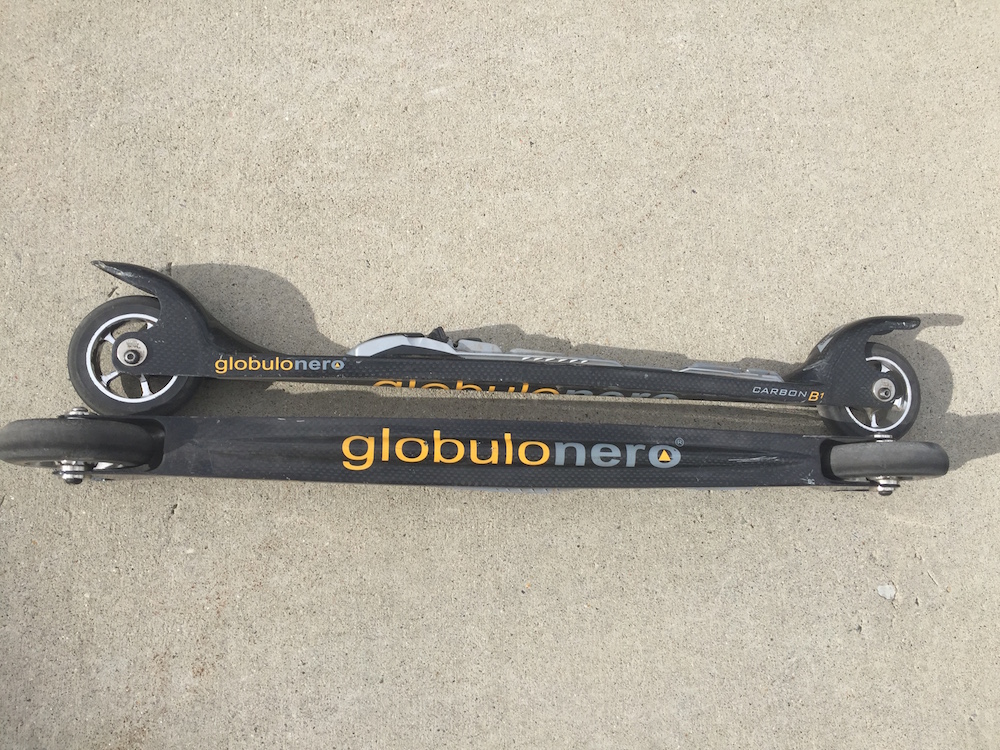 GlobuloNero skate rollerskis (Photo: FBD)