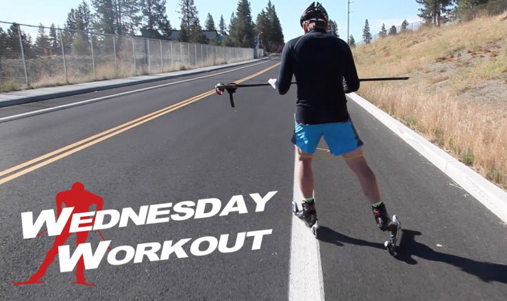 Wednesday Workout with Dave Cieslowsk: cueing and engaging the glutes while skate skiing.