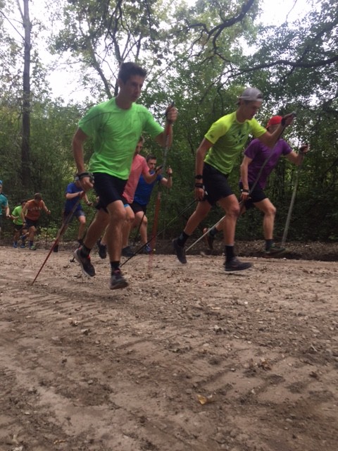 Junior athletes in action mooshoofing it up Hyland Hills. (Photo: Caitlin Gregg)