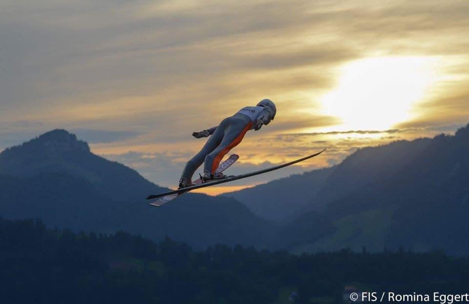 Ben Berend competing in summer Grand Prix nordic combined in Oberstdorf, Germany. (Courtesy photo)