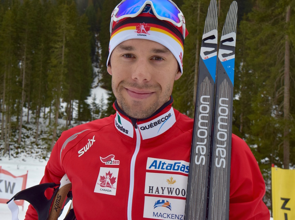Alex Harvey (Canadian World Cup Team) in Davos, Switzerland, where he started his 2016/2017 race season. (Photo: NORDIC-ONLINE.CH)