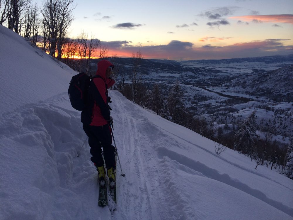 Denver University nordic skier Trygve Markset during a back-country ski at Fish Creek, Steamboat Springs in 2014. (Courtesy photo)